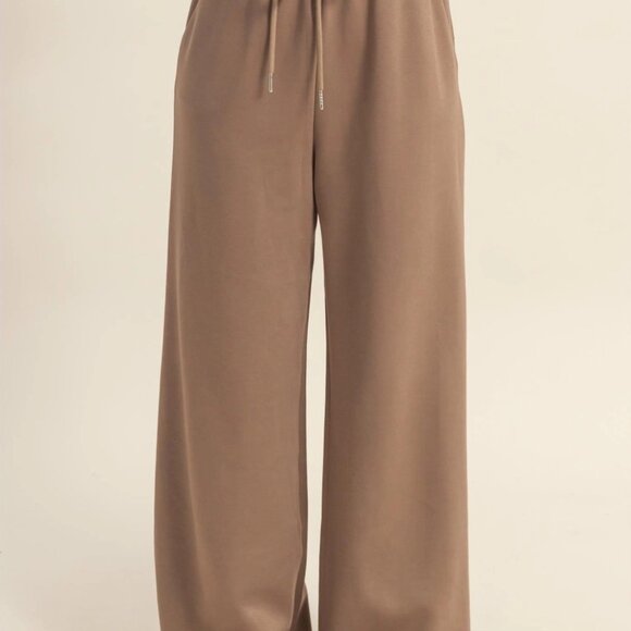 Suzy Flowy Knit Drawstring Pants | Women's Trendy Comfy Athleisure Bottoms - Picture 7 of 8